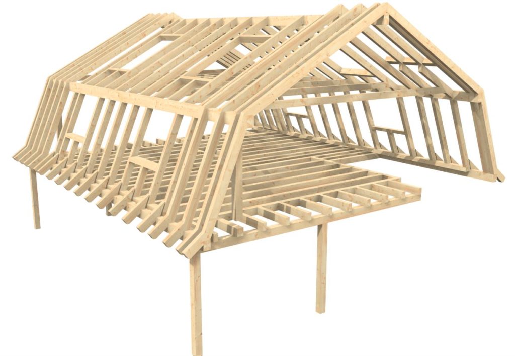Holzbauplanung eines Dachstuhles