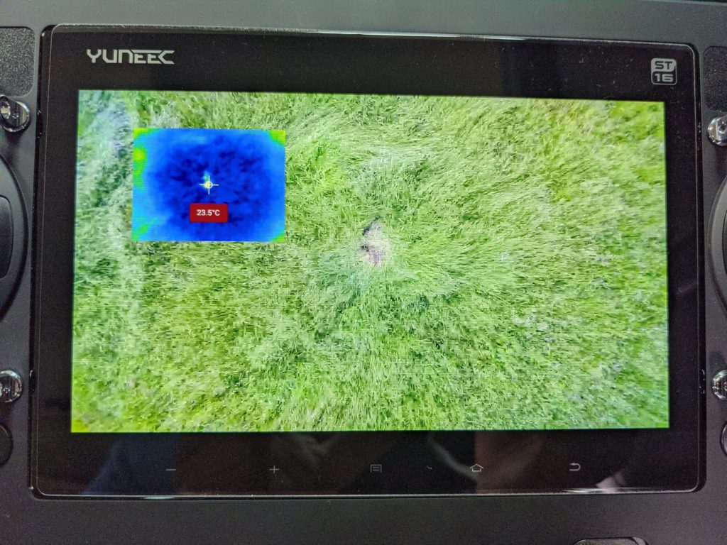 Drohnen Wärmebild bei der Rehkitzrettung
